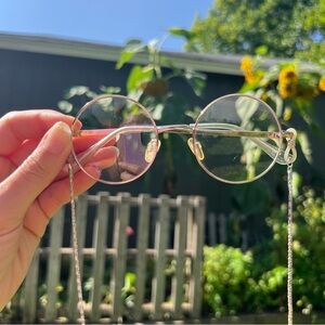 Circle Glasses with Strap